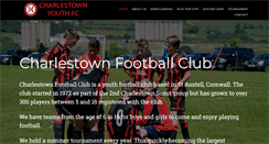 Desktop Screenshot of charlestownfootballclub.co.uk